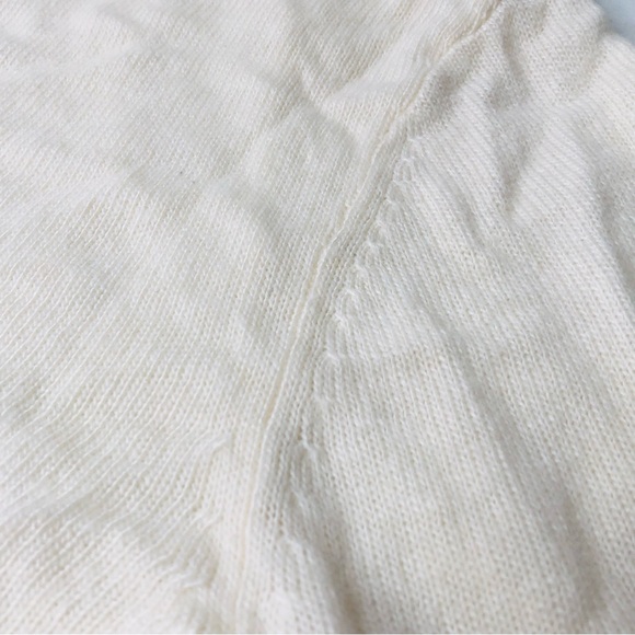 Wildfox White Label Angora Cream Sweatern Sequin Red Heart Valentine Love, Large - Picture 10 of 13